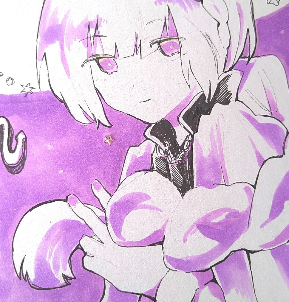 【原画】12星座イラスト色紙