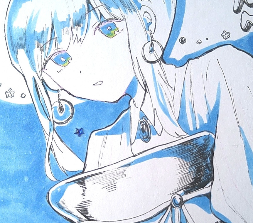 【原画】12星座イラスト色紙