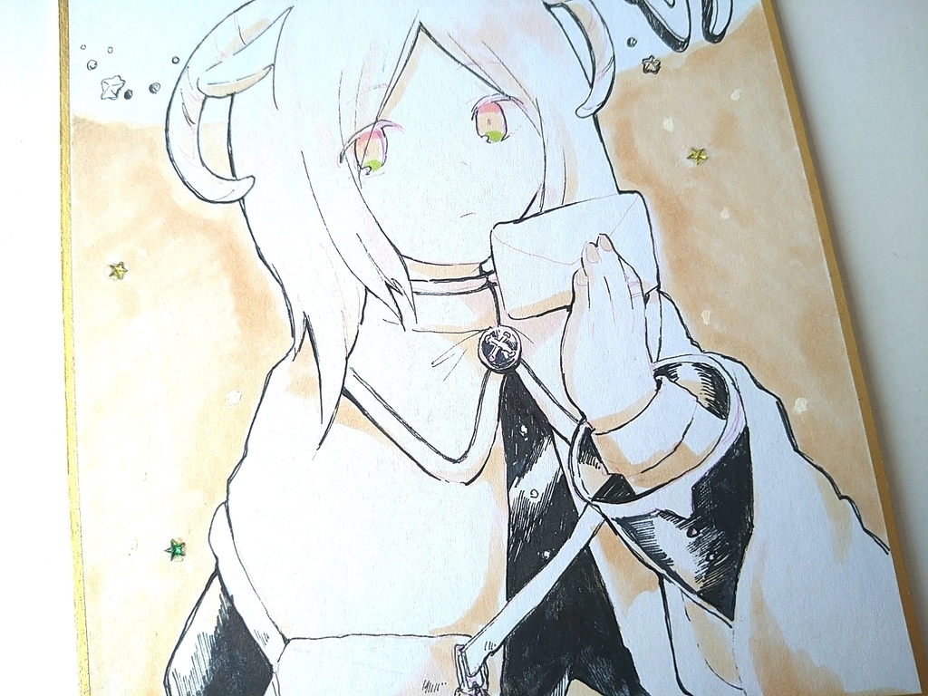 【原画】12星座イラスト色紙