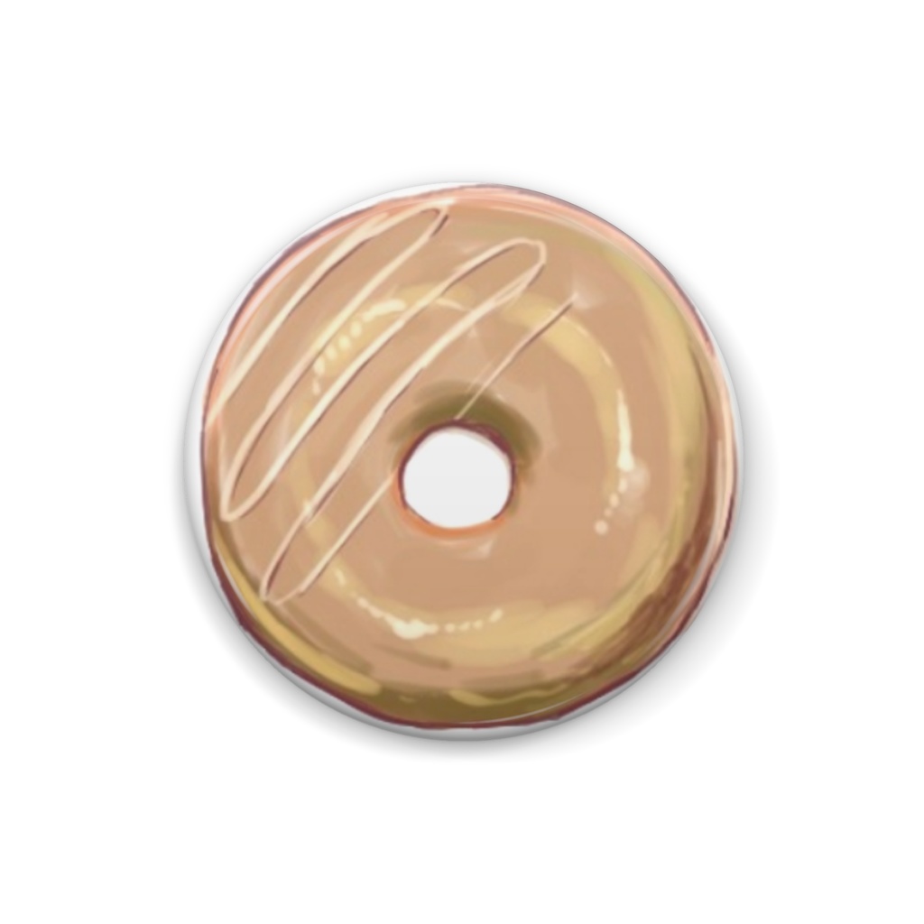 まるごとキャラメルドーナツ缶バッジ