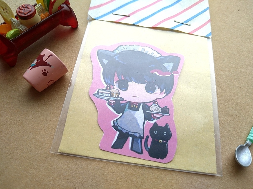 【創作】ダイカットステッカー