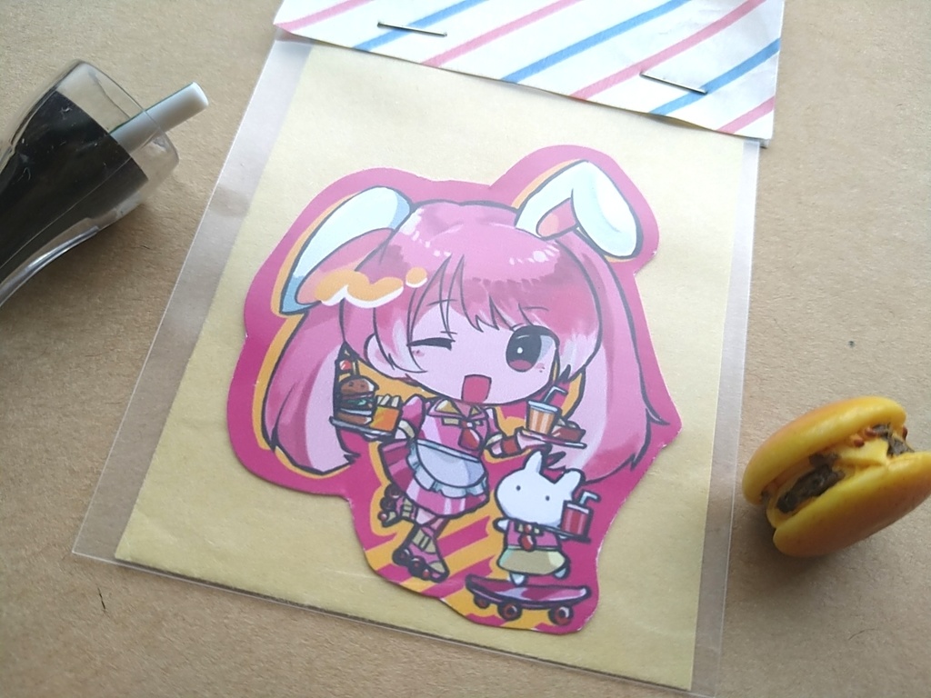 【創作】ダイカットステッカー