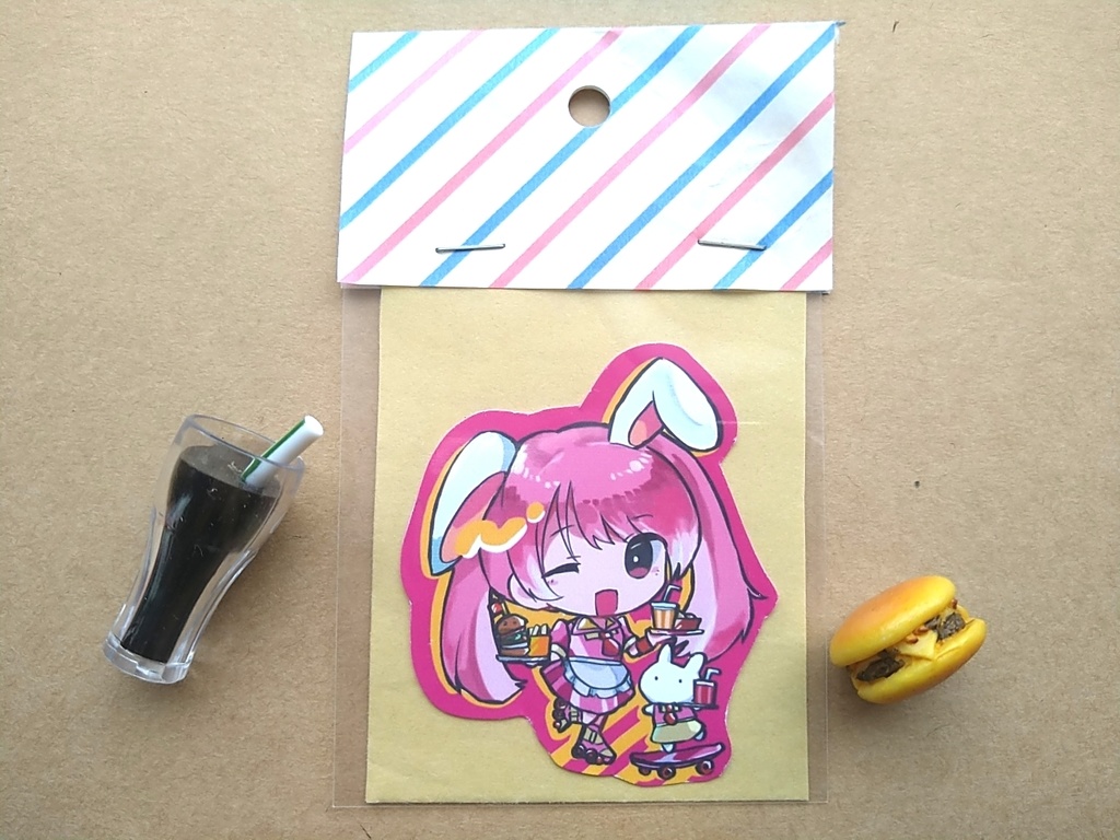 【創作】ダイカットステッカー