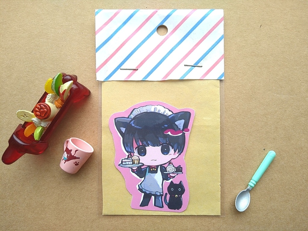 【創作】ダイカットステッカー