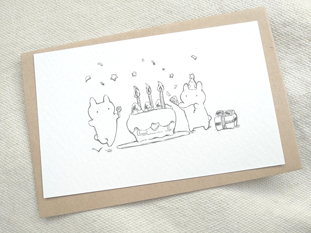 【特典】うさぎのミニ原画