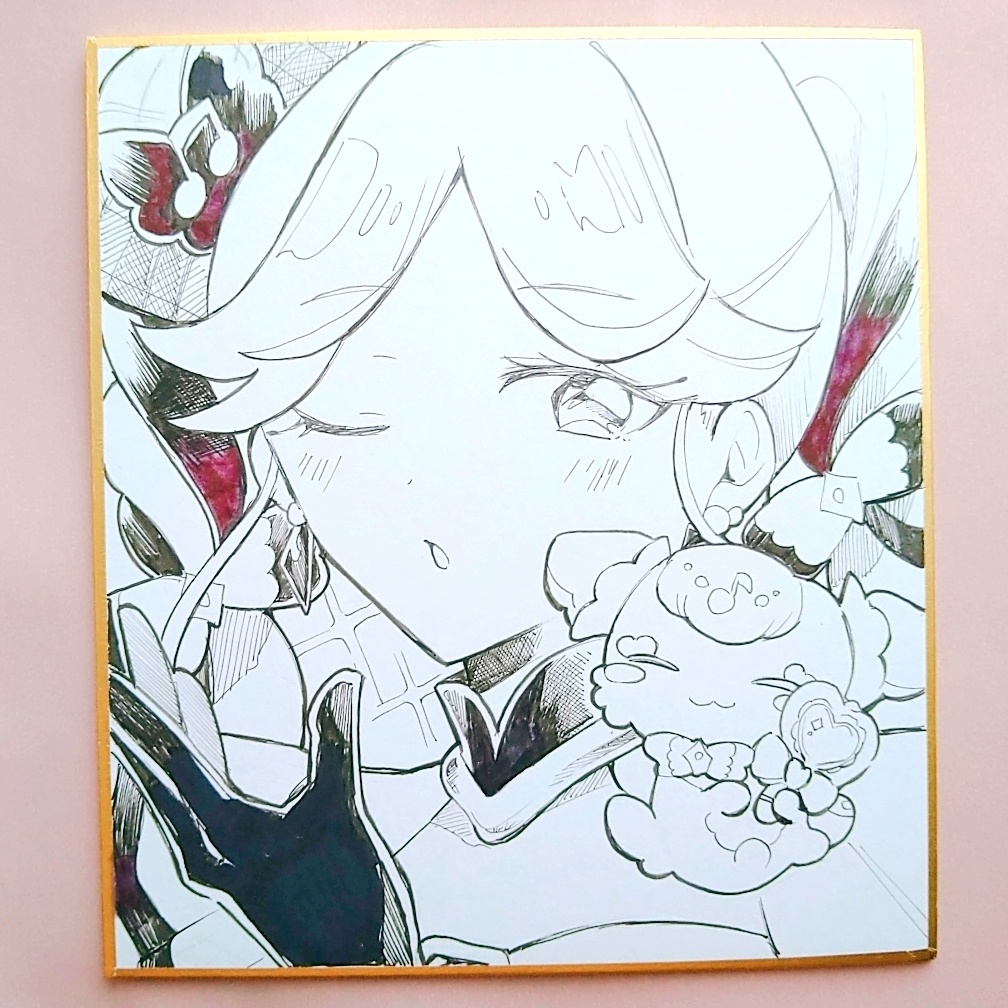 【手描き色紙】キミとアイドルプリキュア