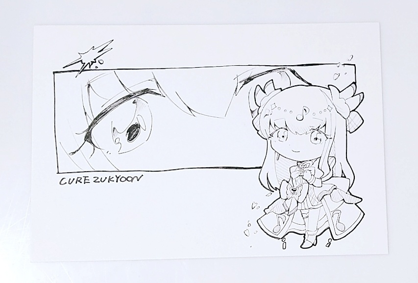 キミとアイドルプリキュア 手描きポストカード