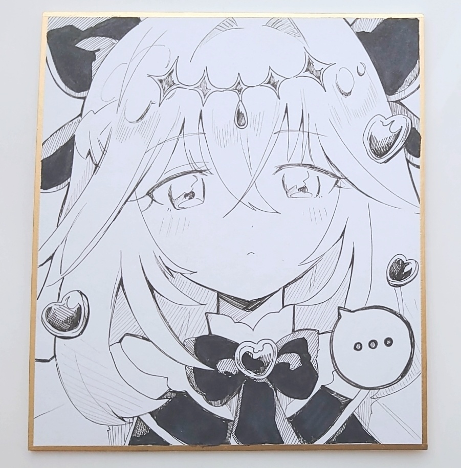 【手描き色紙】名探偵プリキュア