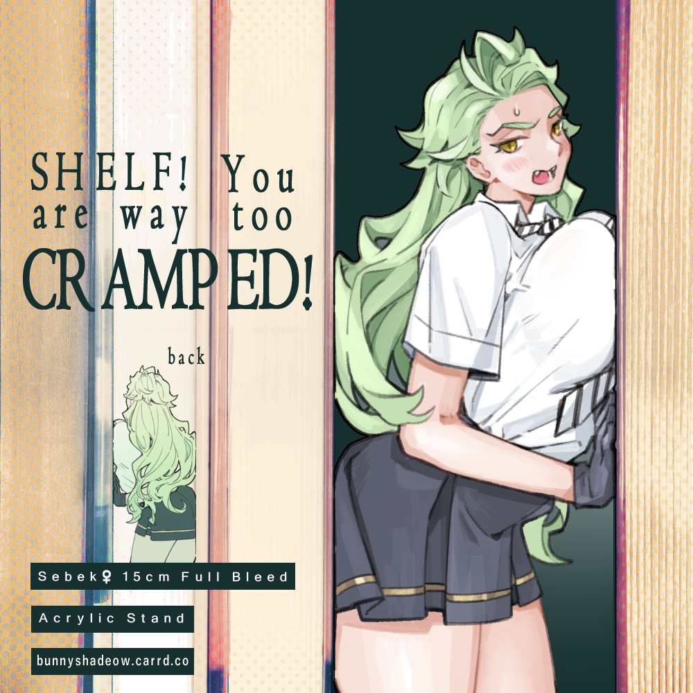 「棚！窮屈すぎるぞ!」セベク♀ 挟まれアクスタ