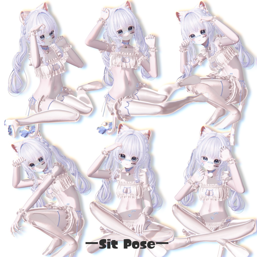 〖Free版あり〗がおにゃんPOSE40種