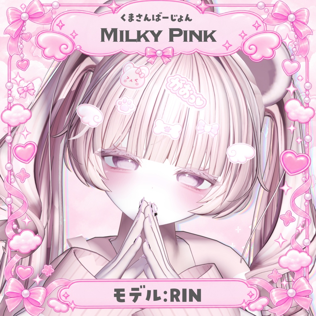 がおにゃんPINS໒꒱· ゚hairpin/hairaccessory/ヘアピン