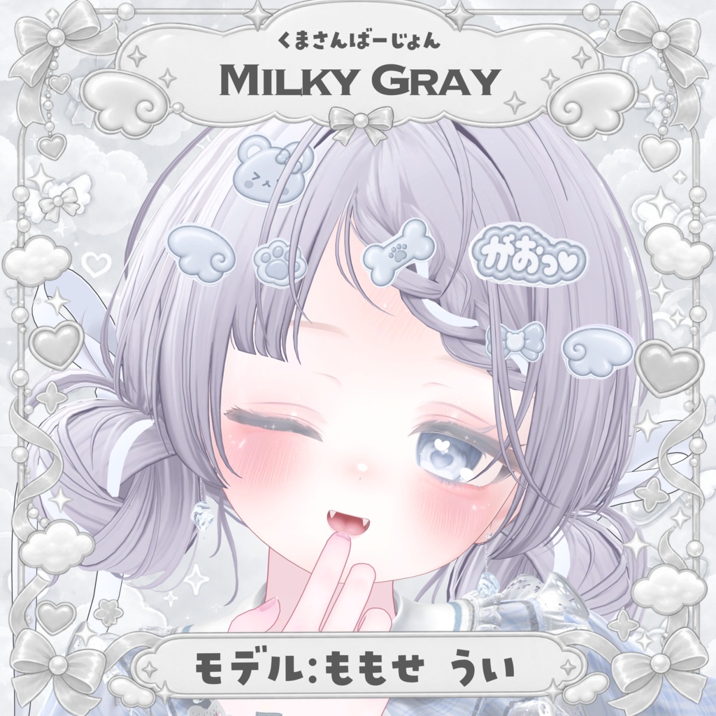 がおにゃんPINS໒꒱· ゚hairpin/hairaccessory/ヘアピン