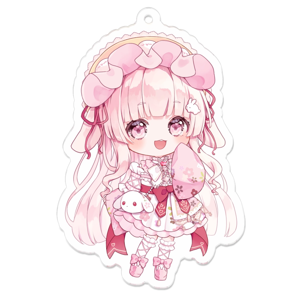 【桜花りら】アクリルキーホルダー
