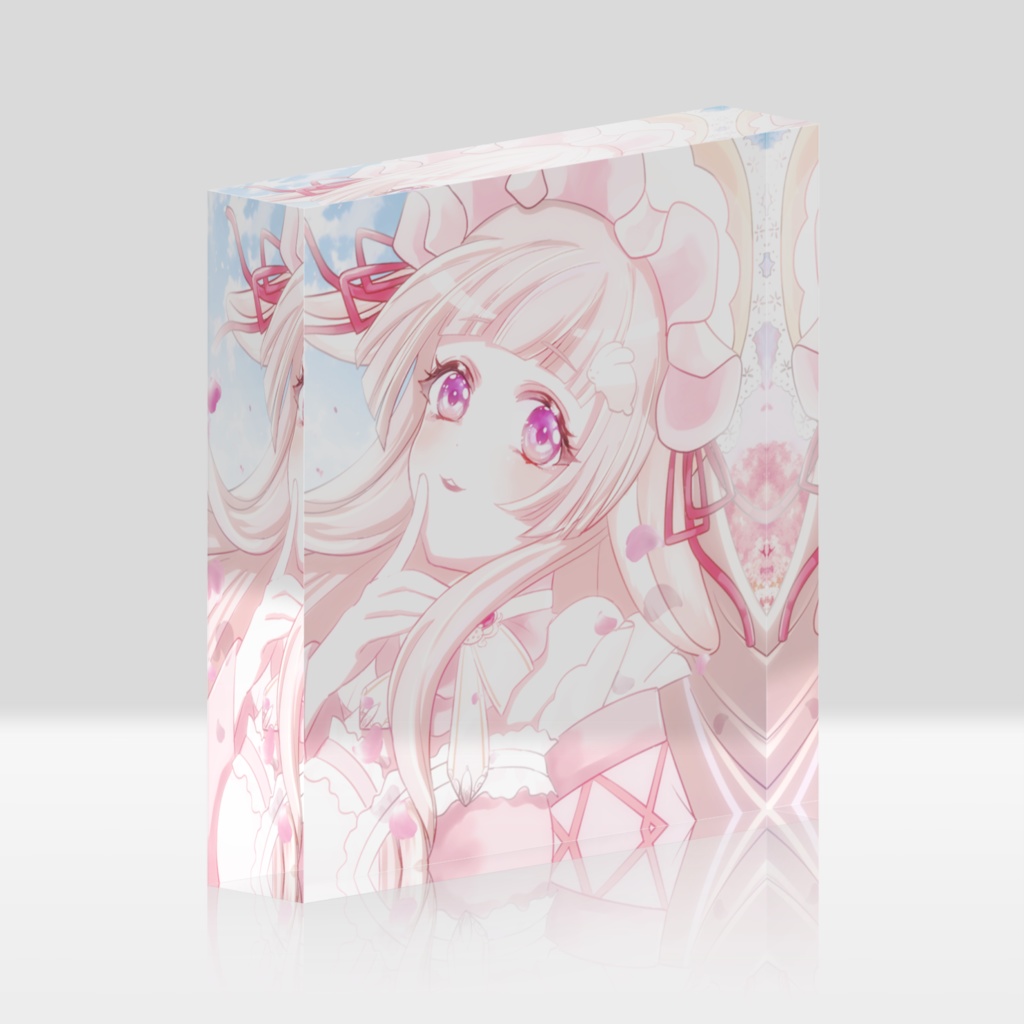 【桜花りら】アクリルブロック