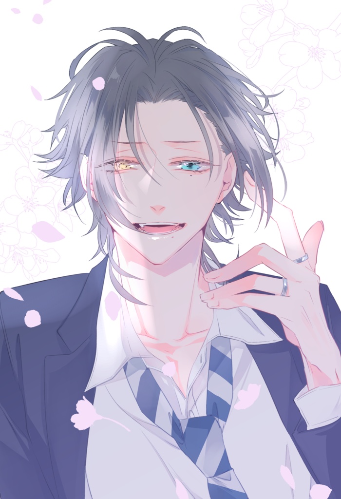 桜クリアポストカード（二郎）