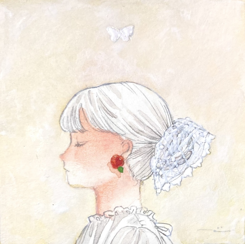 薔薇の耳飾り