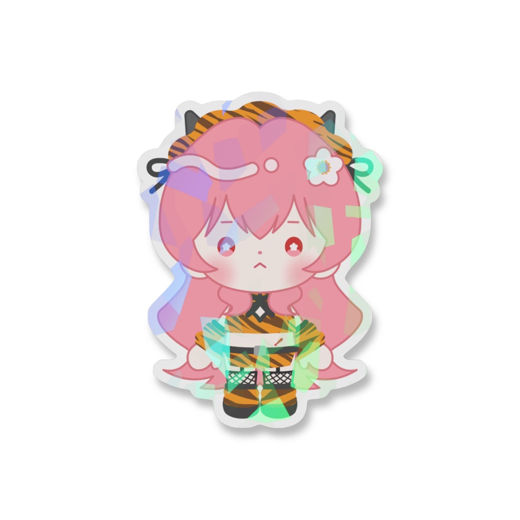 まめぬいホログラムステッカー