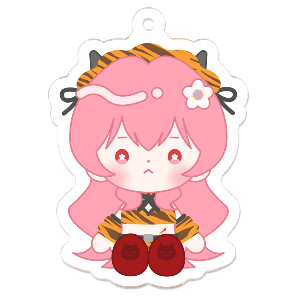 まめぬい（おすわり）アクキー