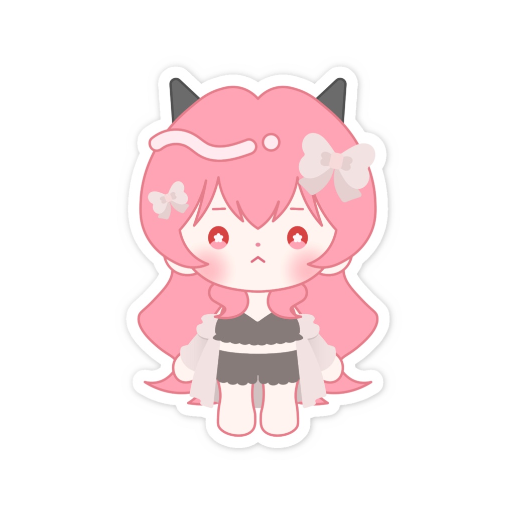 まめぬい(ルームウェア)ステッカー