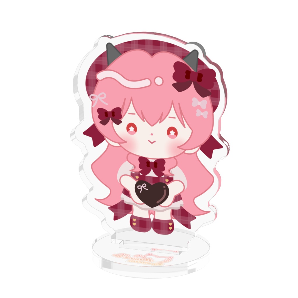 まめぬい（バレンタイン/赤）アクスタ