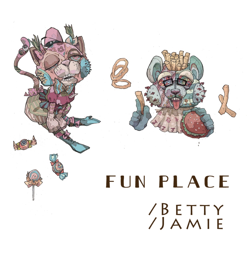 Betty/Jamie　ステッカー