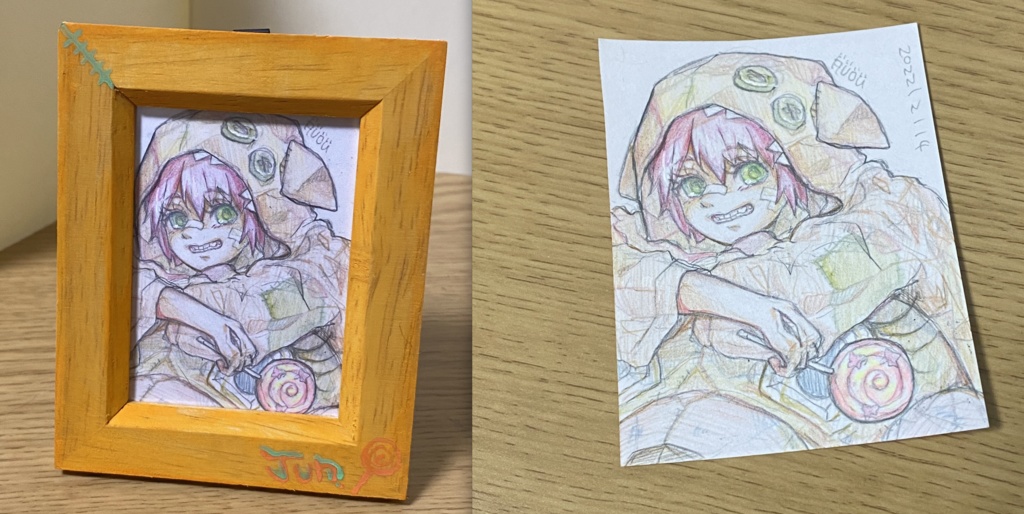 ミニ原画 ミニ色紙