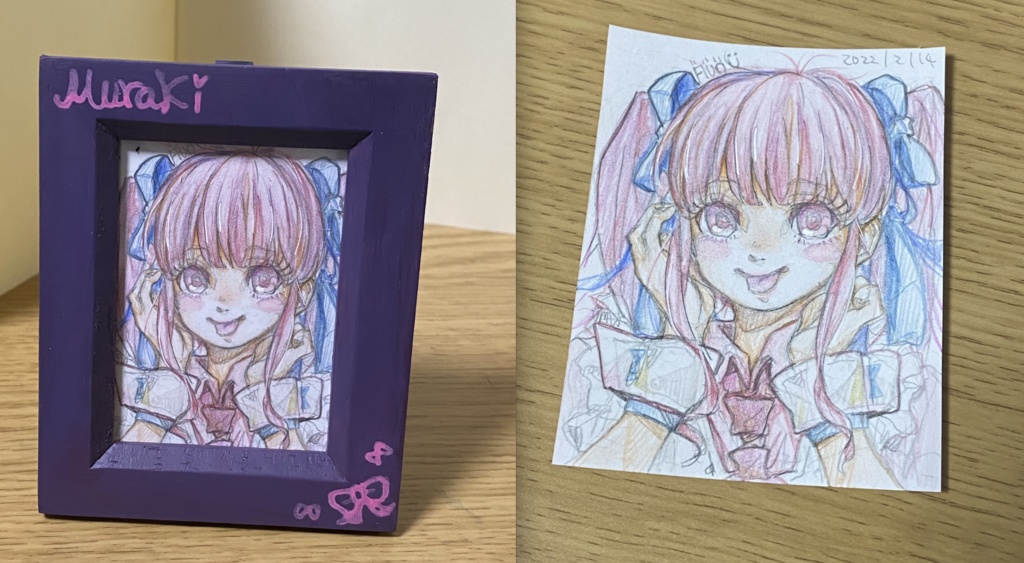 ミニ原画 ミニ色紙