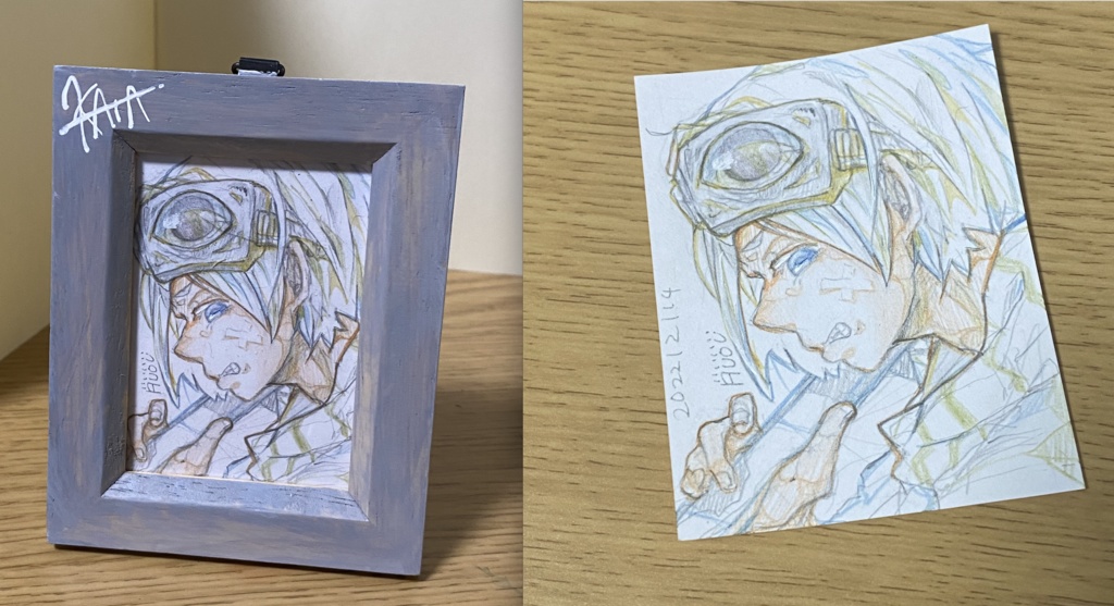 ミニ原画 ミニ色紙