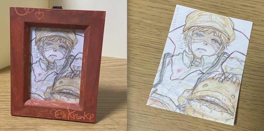 ミニ原画 ミニ色紙