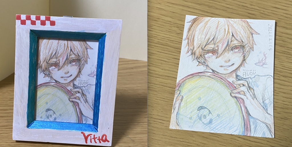 ミニ原画 ミニ色紙