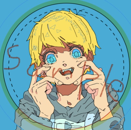 丸缶バッジ (マット