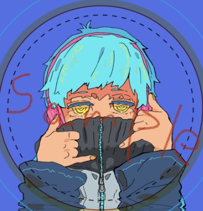 丸缶バッジ (マット