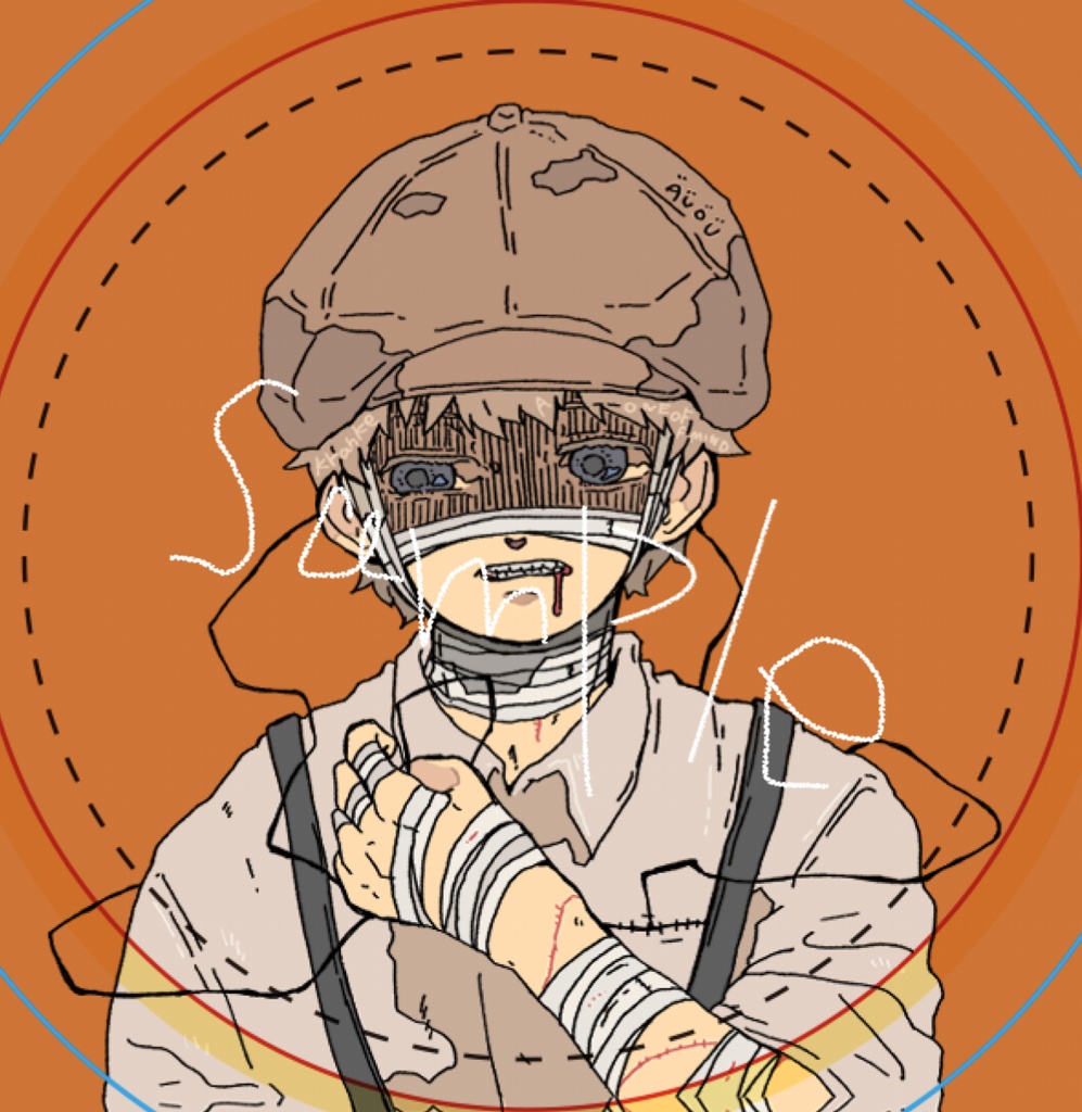 丸缶バッジ (マット