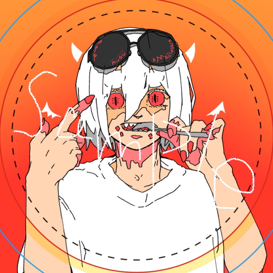 丸缶バッジ (マット