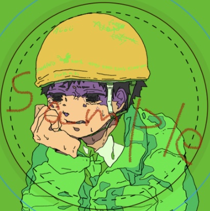 丸缶バッジ (マット