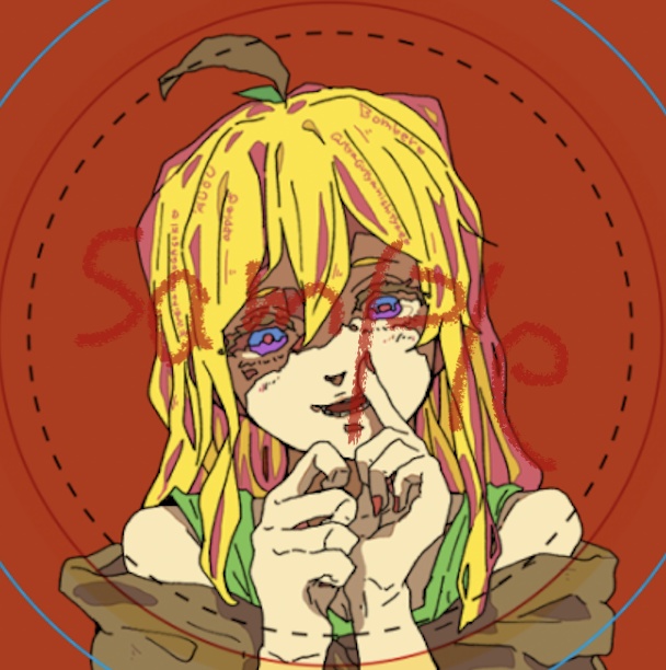 丸缶バッジ (マット