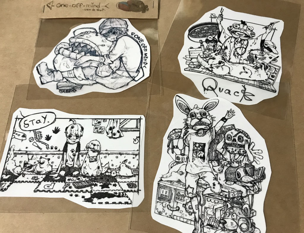 スケルトンステッカー2