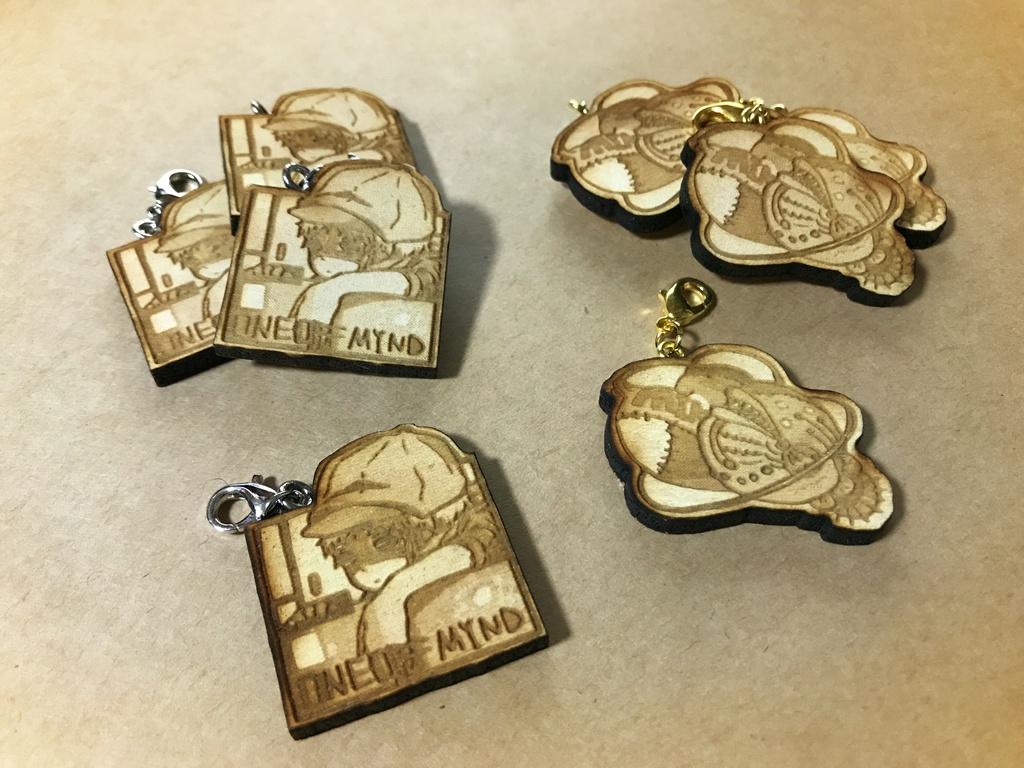 ONEOFFMINDウッドチャーム