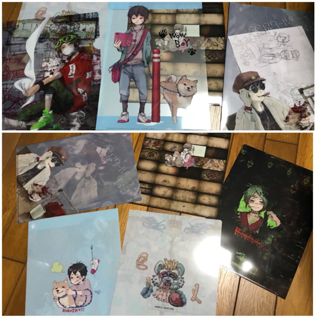 クリアファイル/5種