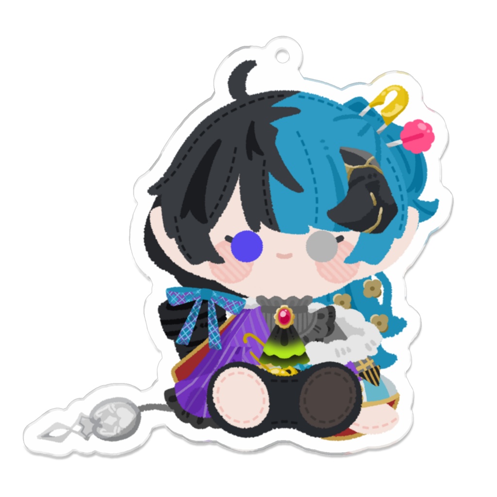 布藍ネル ぬい風 アクリルキーホルダー