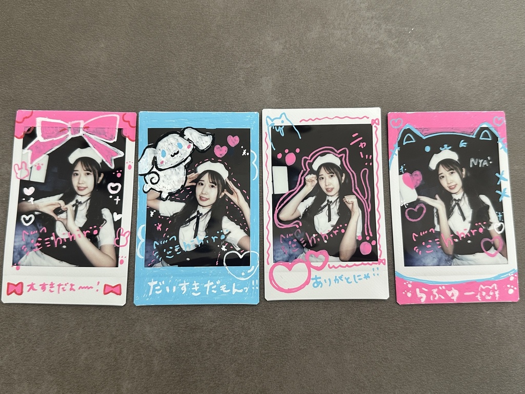 【メイドチェキ】らくがきチェキ1枚＋パンフレット