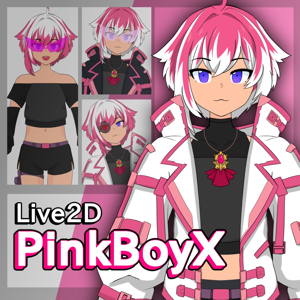 【Live2D】 PinkBoyX 