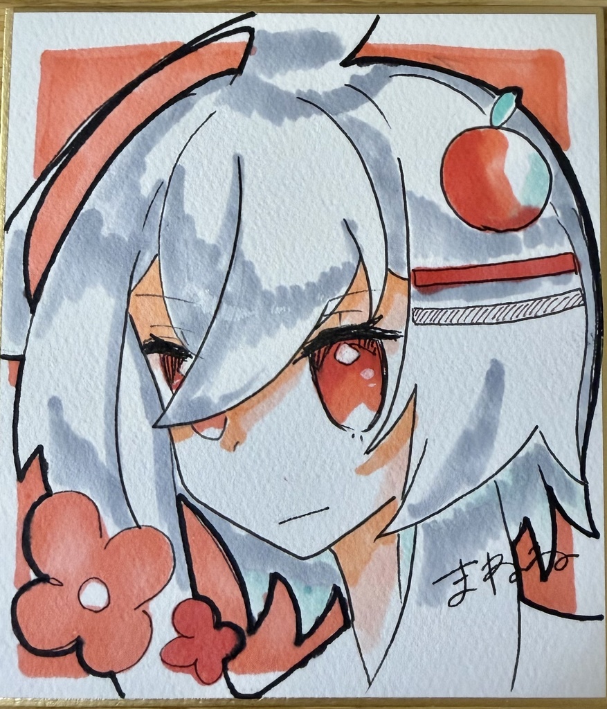 アイザック・ニュートン 色紙