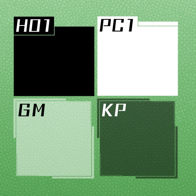 白黒の駒置き場素材