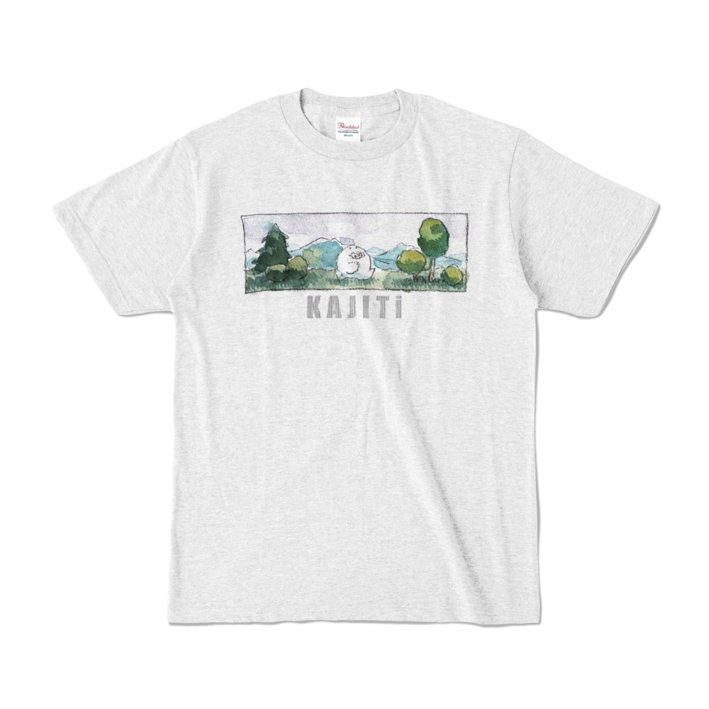 雄大な自然を闊歩するカジTシャツ