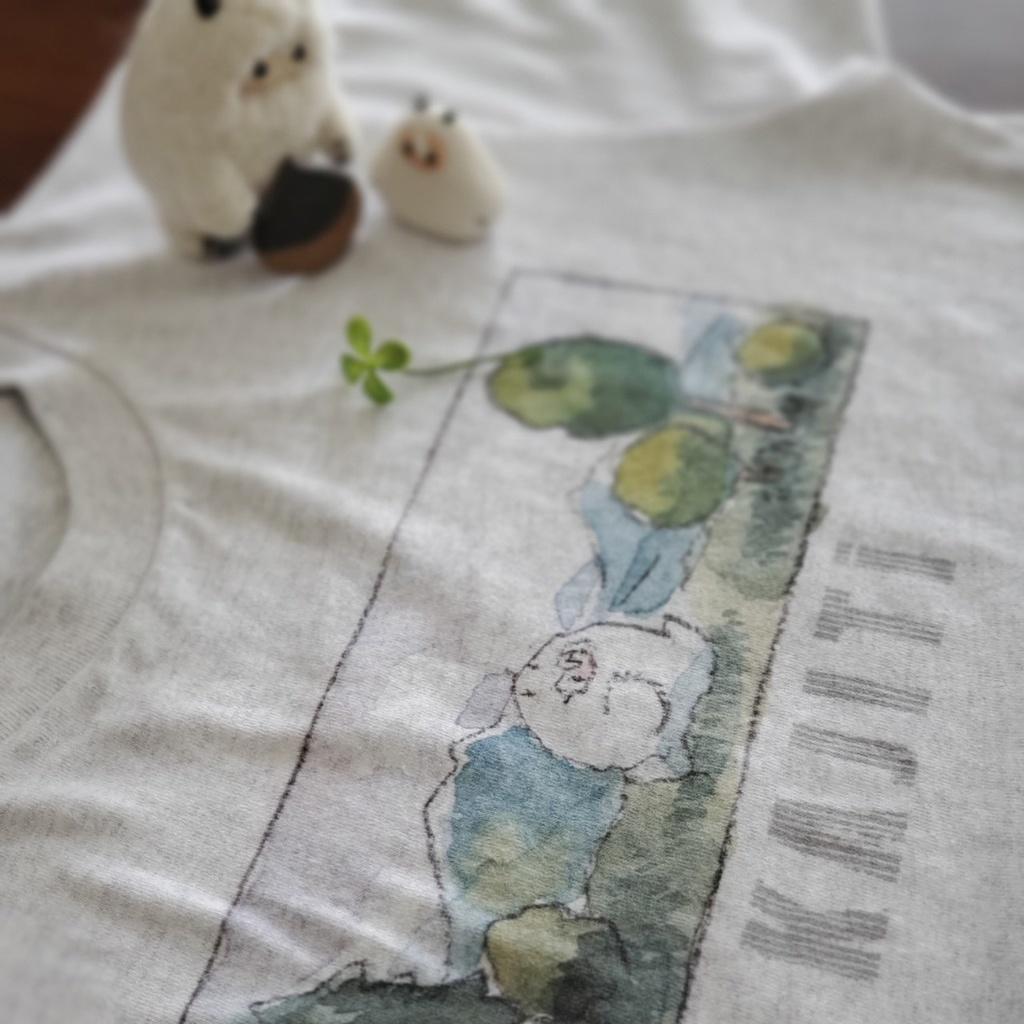 雄大な自然を闊歩するカジTシャツ