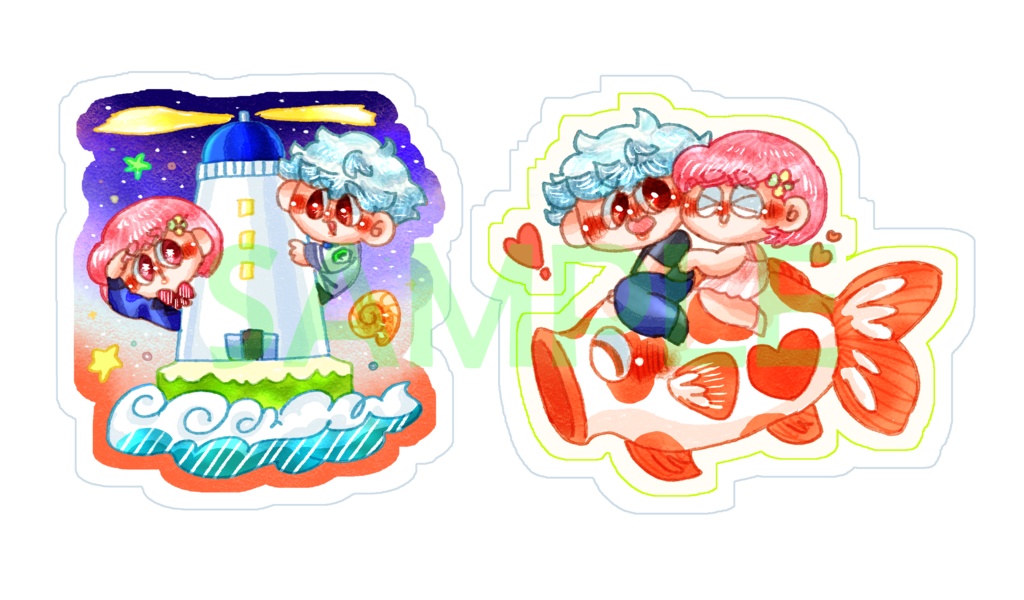 大マリアクリルクリップ