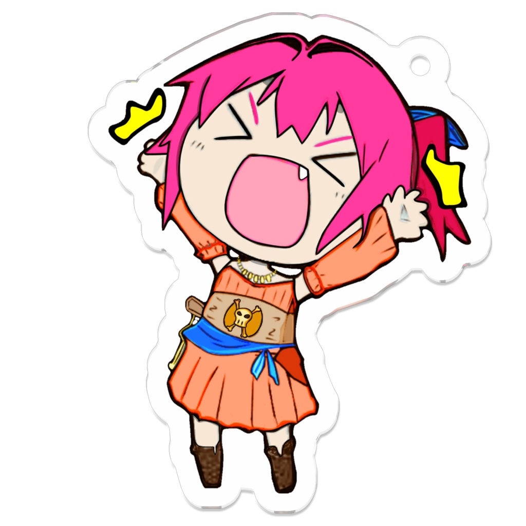 今日萌コハル アクリルキーホルダー（パステルカラー）Acrylic Keychain