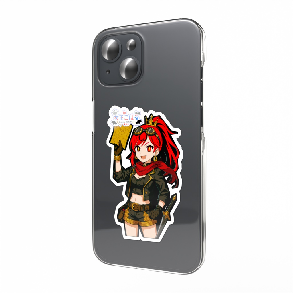 レイダーな女王のスマホサイズステッカー