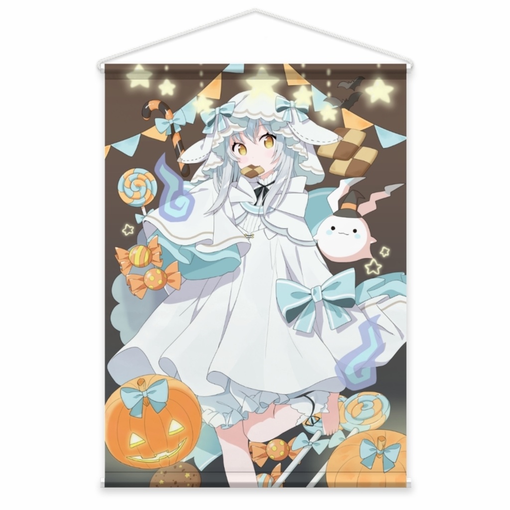 ぴおんハロウィンB3タペストリー